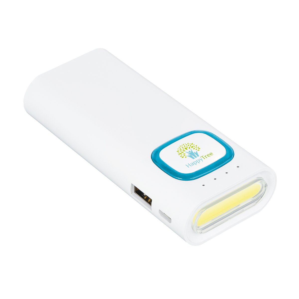 Powerbank with COB LED Torch COLLECTION 500 light blue