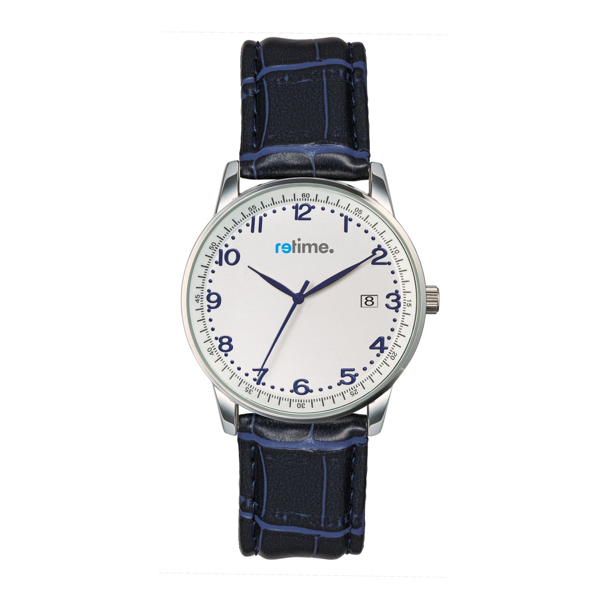 Armbanduhr RETIME-BUDGET 312-2 blau/weiß 37,5mm 