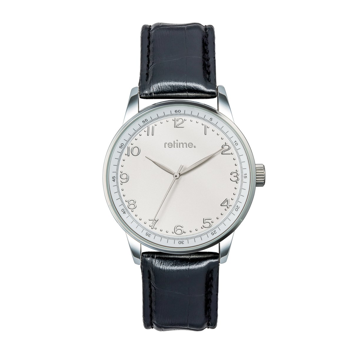 Watch RETIME-DESIGN 310-1 silver/black 43mm