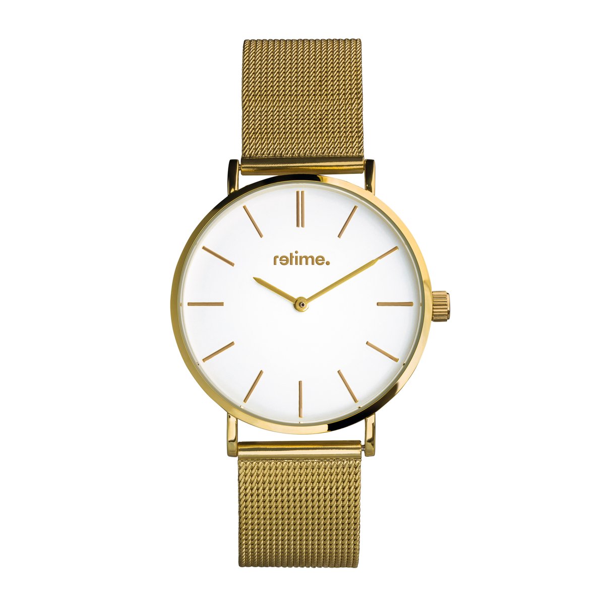 Watch RETIME-BASIC 430-103 gold coloured 42mm