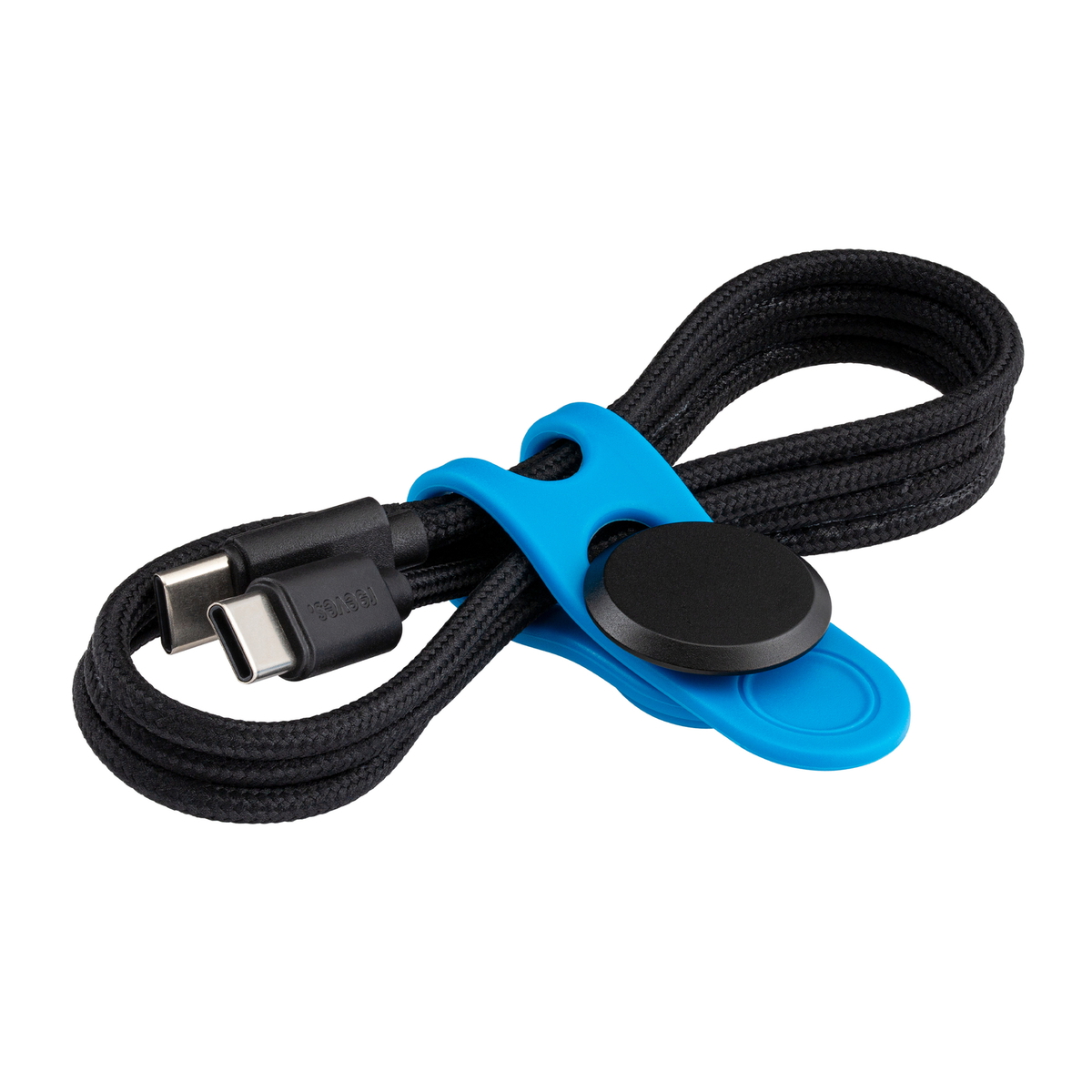 USB-C Cable with Cable Tie REEVES-CONVERTICS TIE cyan USB-C Cable with Cable Tie REEVES-CONVERTICS TIE cyan