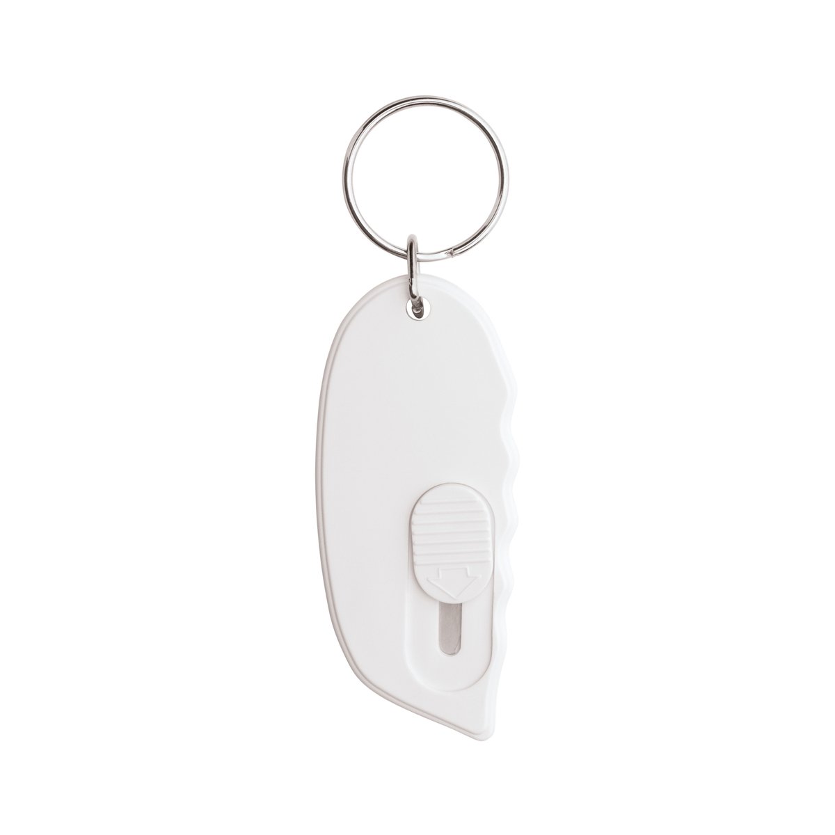 Mini Cutter with Key Ring RE98-TONGI white