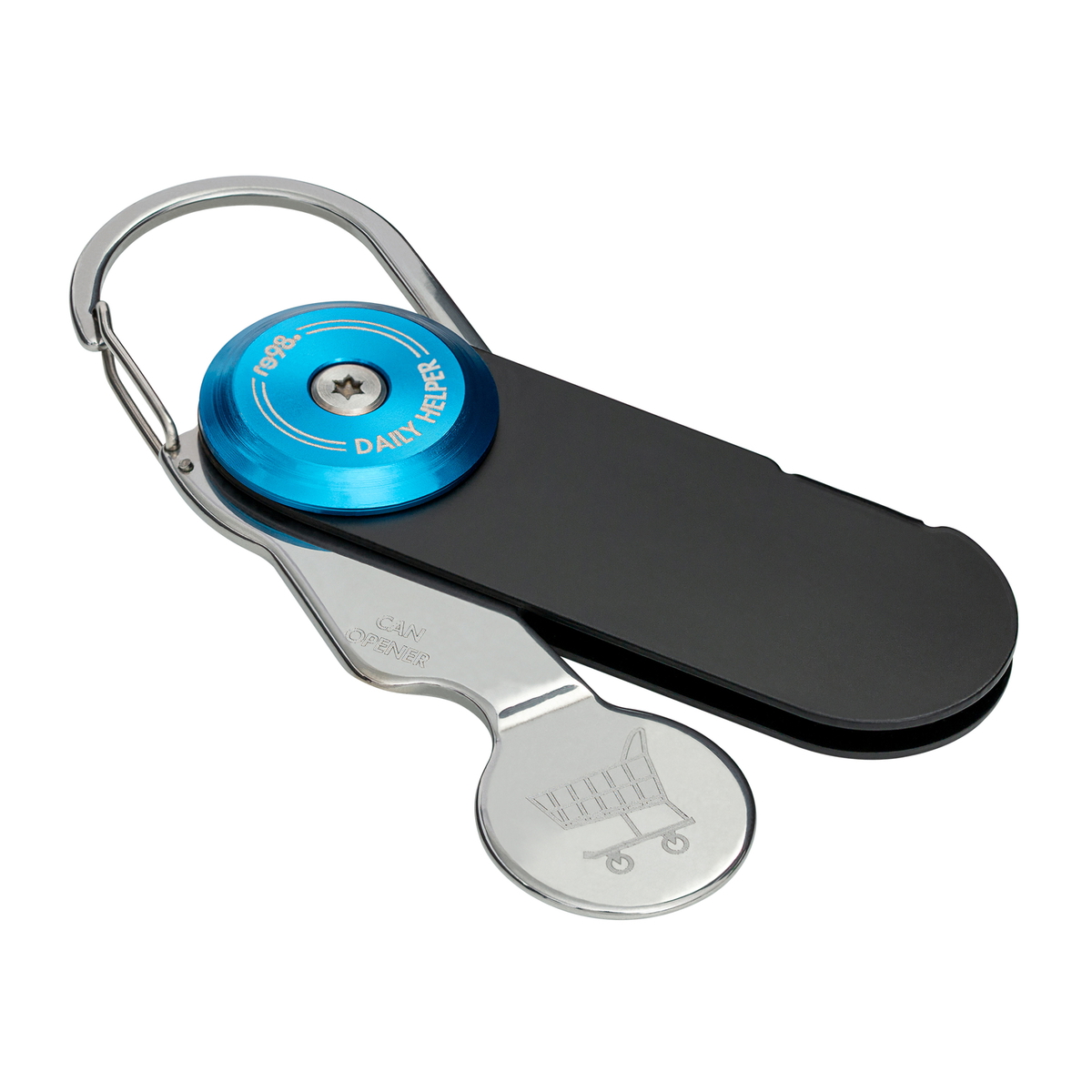 Shopping cart unlocker RE98-DAILY HELPER CADDY black cyan Shopping cart unlocker RE98-DAILY HELPER CADDY black cyan