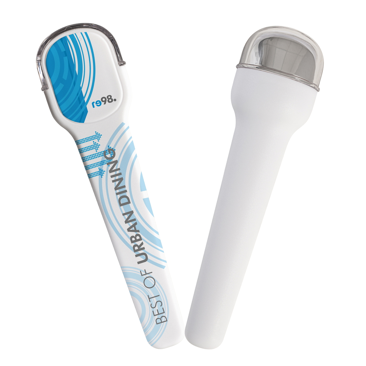 Cutlery set RE98-CUTLA "RE98" white branded sample Cutlery set RE98-CUTLA "RE98" white branded sample