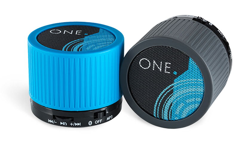 Enceinte Bluetooth et radio en silicone à marquer