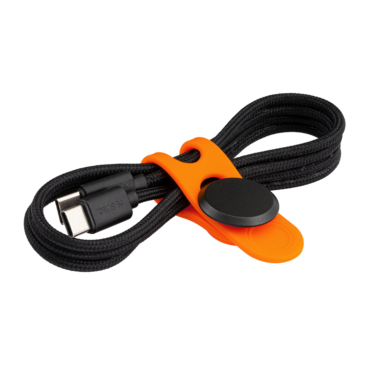 USB-C Cable with Cable Tie REEVES-CONVERTICS TIE orange USB-C Cable with Cable Tie REEVES-CONVERTICS TIE orange