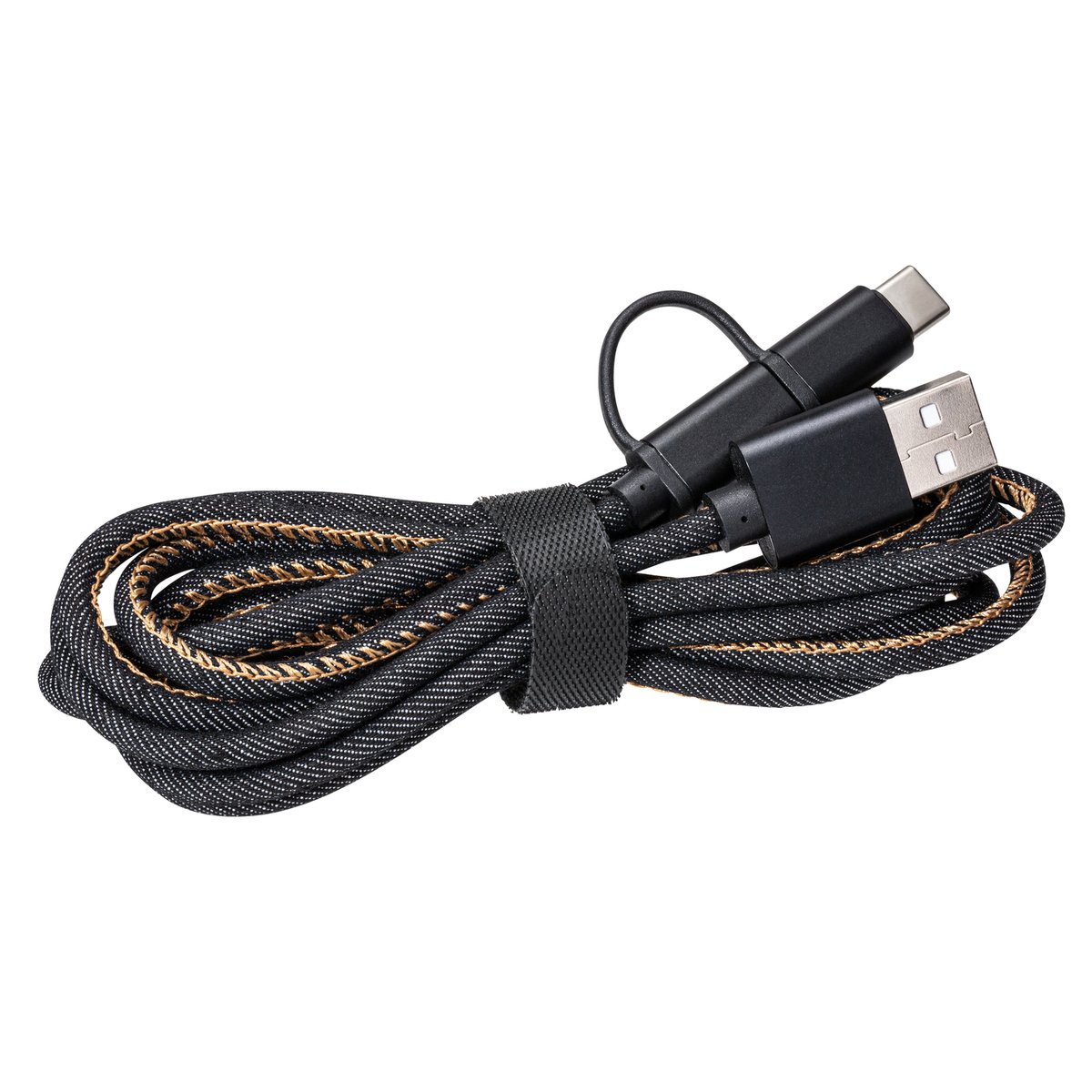 3-in-1 Charging Cable REEVES-DENIM black