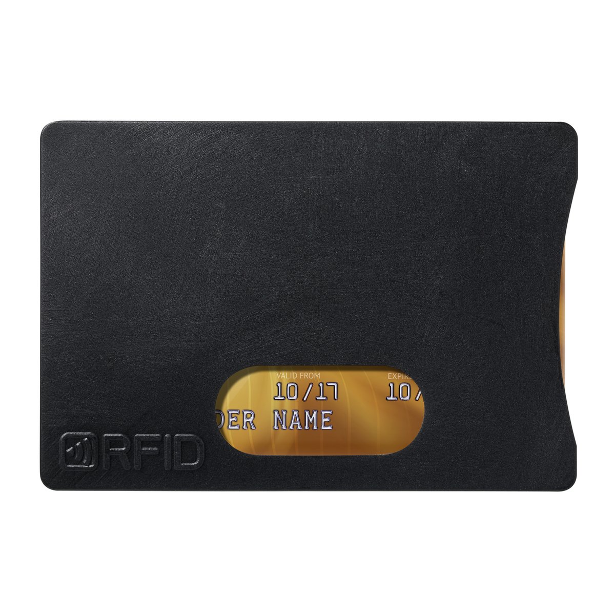 Porte-cartes avec protection RFID REFLECTS-JUNEAU noir
