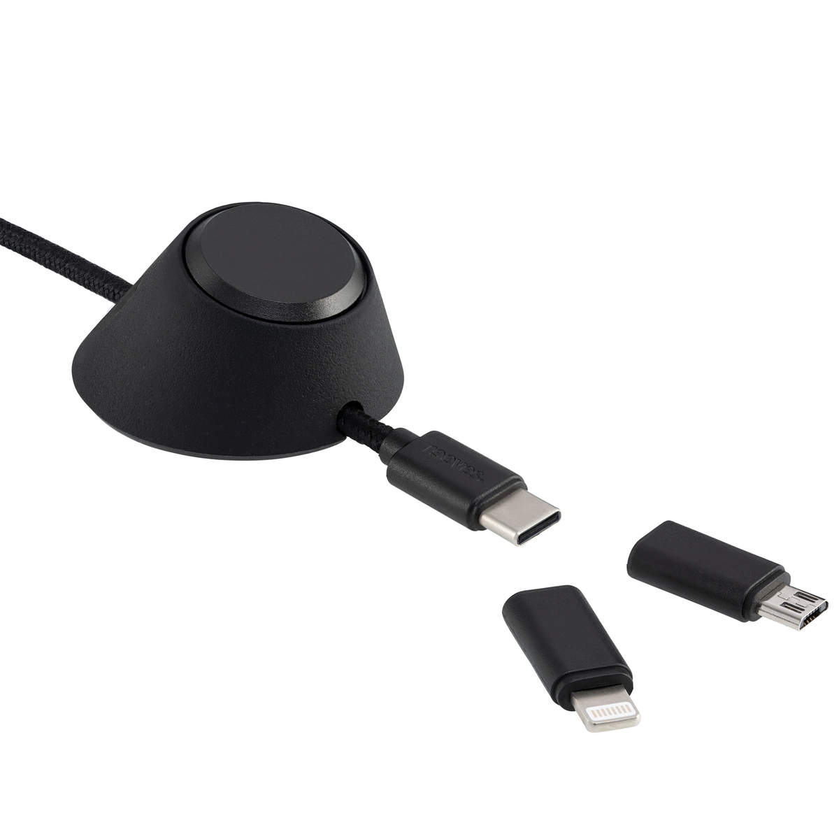 6-in-1 Charging Cable incl. Cable Holder REEVES-CONVERTICS DESKTOP black / black 6-in-1 Charging Cable incl. Cable Holder REEVES-CONVERTICS DESKTOP black / black