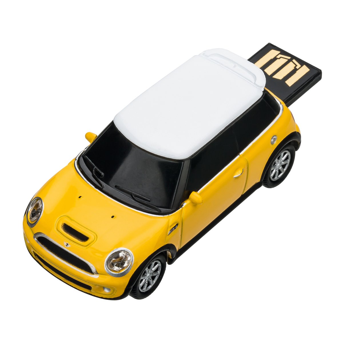 USB-Speicherstick Mini Cooper 1:68 gelb 16GB