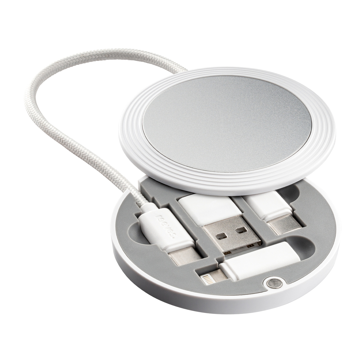 4-in-1 Charging Cable REEVES-CONVERTICS EVO white 4-in-1 Charging Cable REEVES-CONVERTICS EVO white
