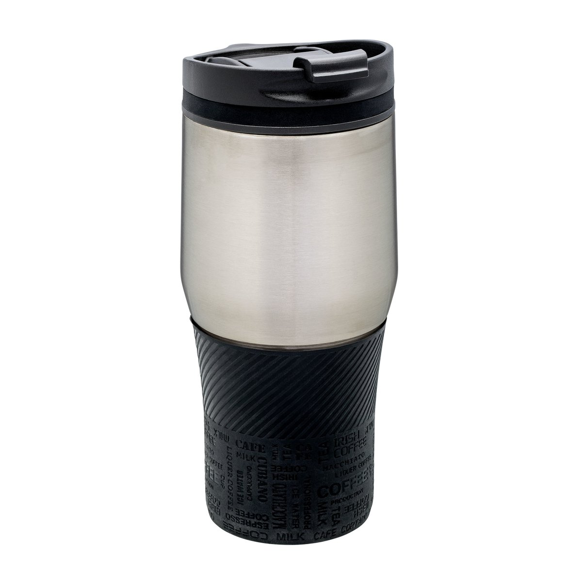 Thermo mug RETUMBLER-myBAYAMO GRANDE CORPORATE black/green branded sample, black/green, branded sample