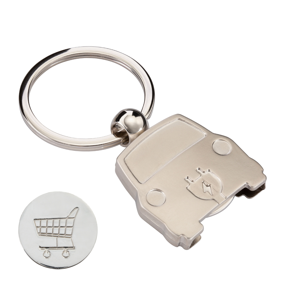 Key Ring RE98-DRIVE IN matt-silver finish Key Ring RE98-DRIVE IN matt-silver finish