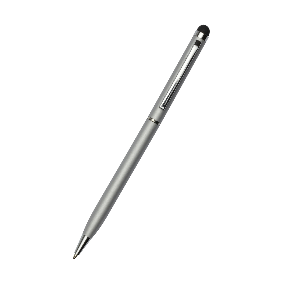 Ballpen CLIC CLAC-MACEIÓ silver Ballpen CLIC CLAC-MACEIÓ silver