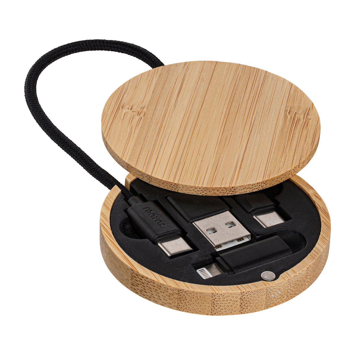 4-in-1 Charging Cable REEVES-CONVERTICS BAMBOO EVO brown 4-in-1 Charging Cable REEVES-CONVERTICS BAMBOO EVO brown