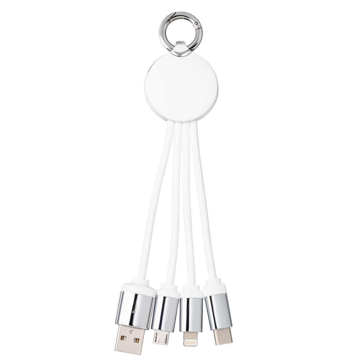 Câble de Charge 3 en 1 avec Lumière REEVES-PUHALANI blanc/blanc