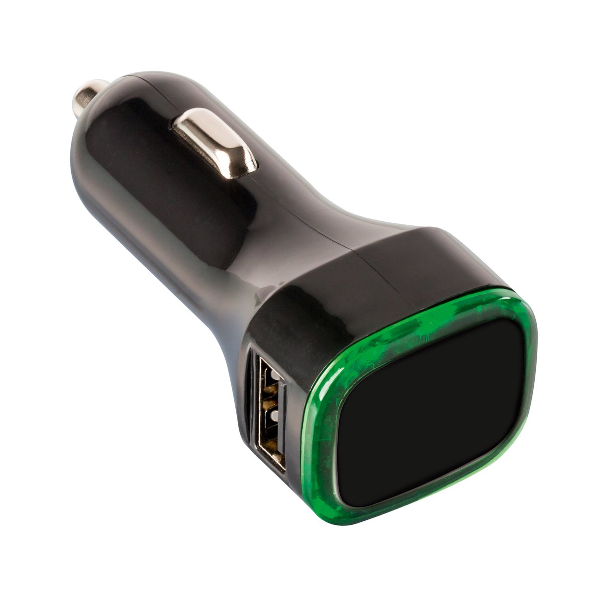 Chargeur voiture USB COLLECTION 500 vert clair