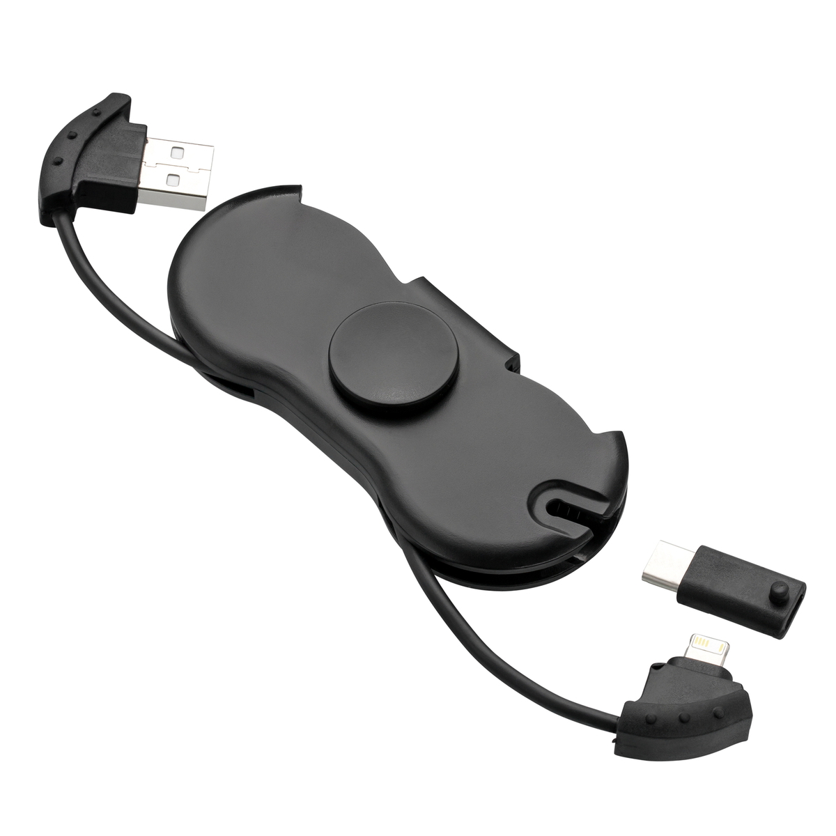 Spinner cable 3-in-1 REEVES-MOLFETTA black Spinner cable 3-in-1 REEVES-MOLFETTA black