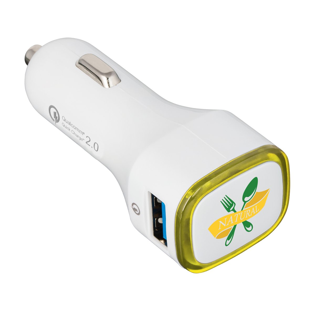 Chargeur voiture USB Quick Charge 2.0® COLLECTION 500 jaune