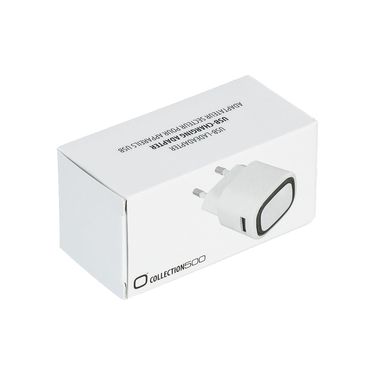 USB-Ladeadapter COLLECTION 500 transparent