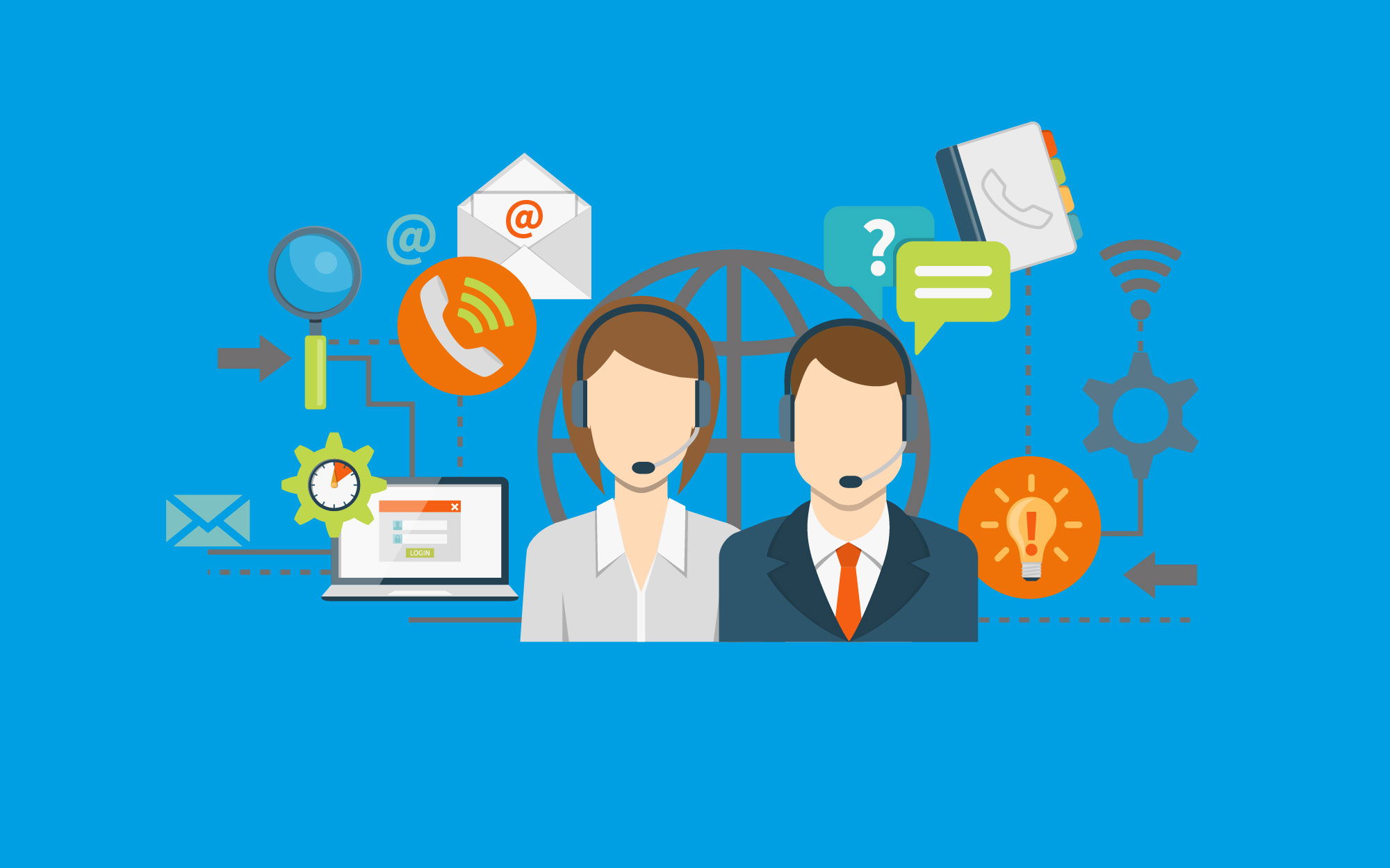 Welcome to the Sales Team Graphic sales staff