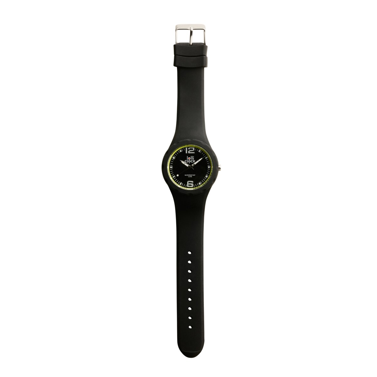 Armbanduhr LOLLICLOCK-FRESH schwarz/gelb