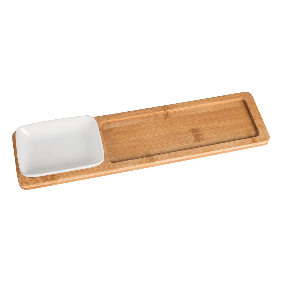 Bamboo tray with plate REFLECTS-LIDA