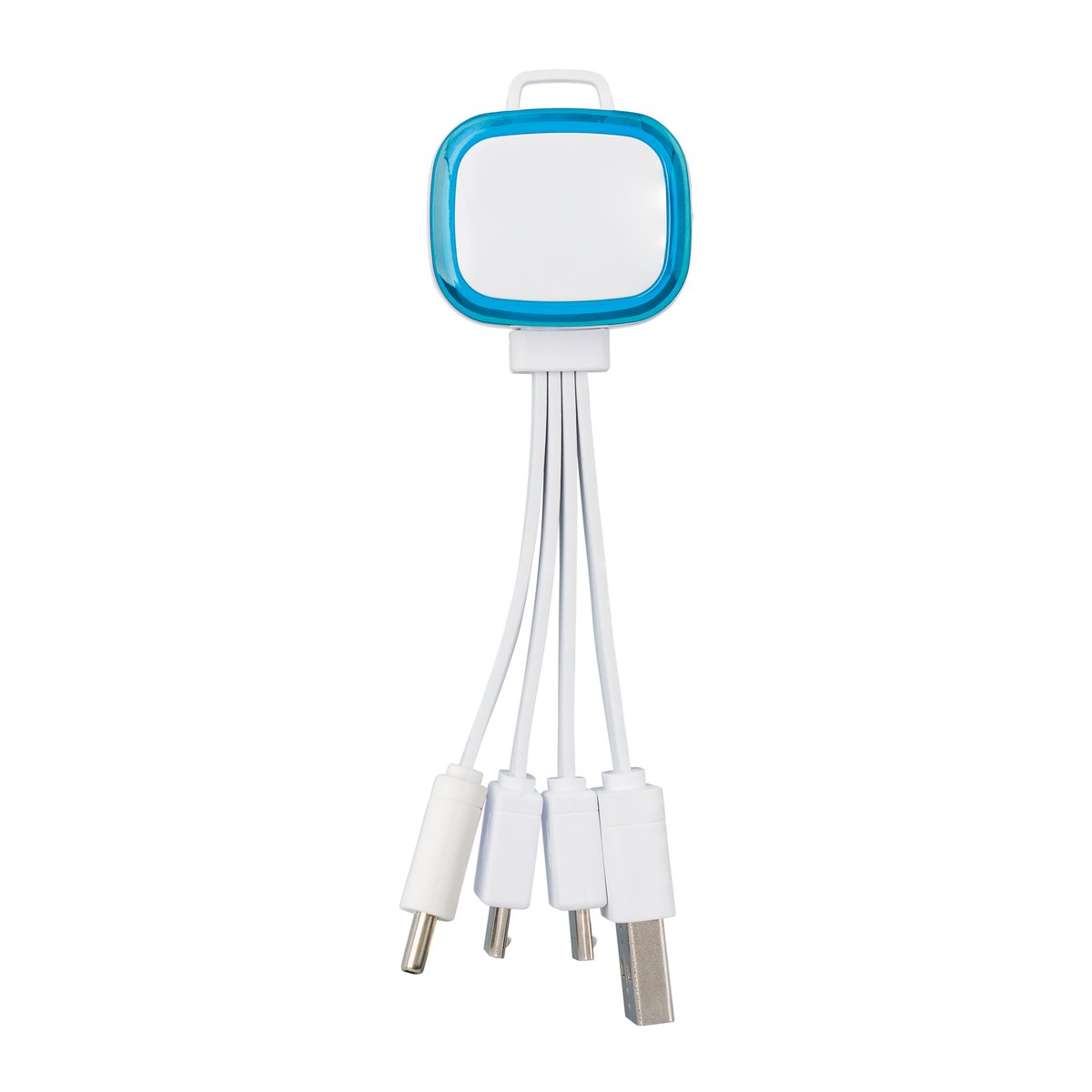 Multi USB charging cable COLLECTION 500 light blue
