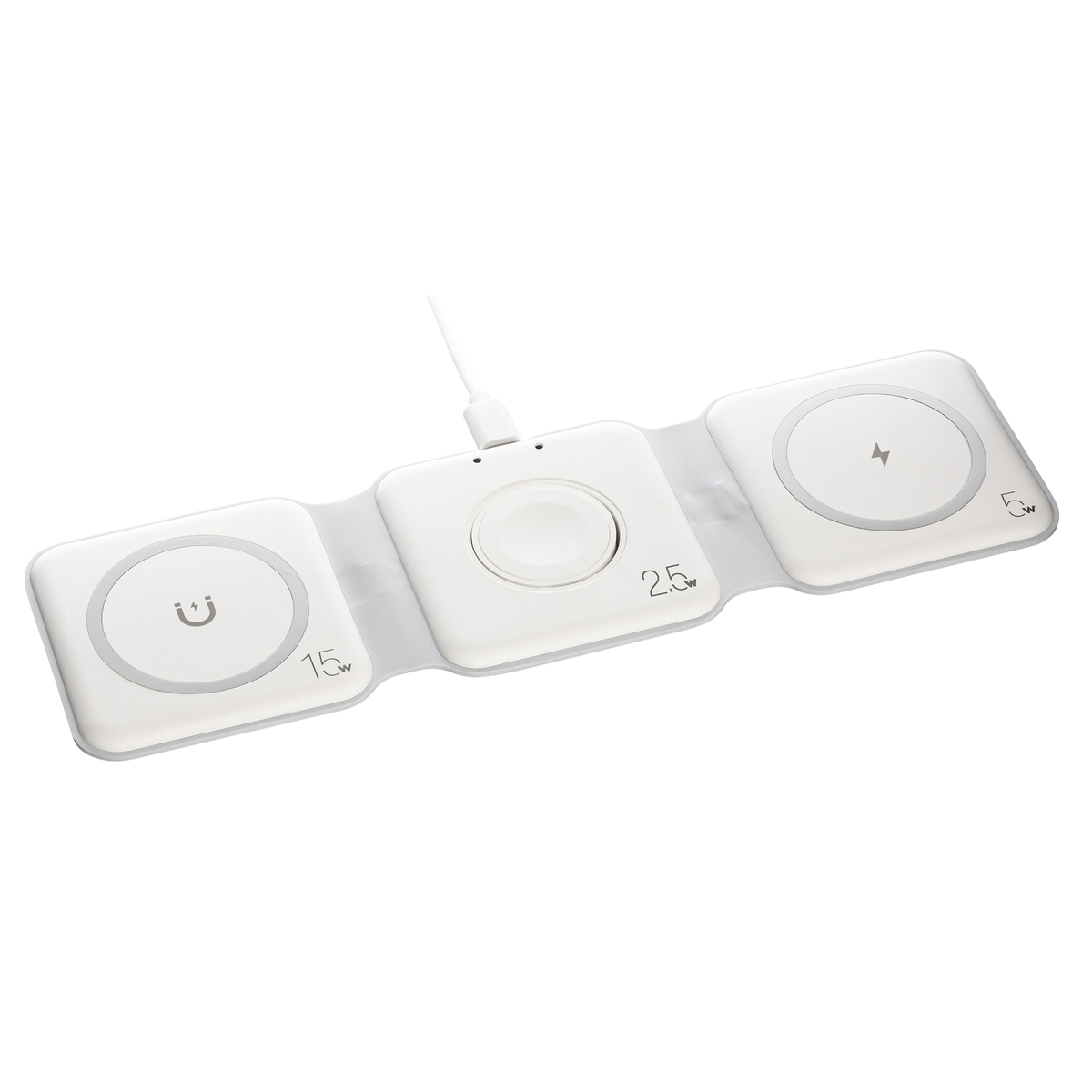 3-in-1 Fast Wireless Charger REEVES-PORTANOVA white 15 Watt 3-in-1 Fast Wireless Charger REEVES-PORTANOVA white 15 Watt
