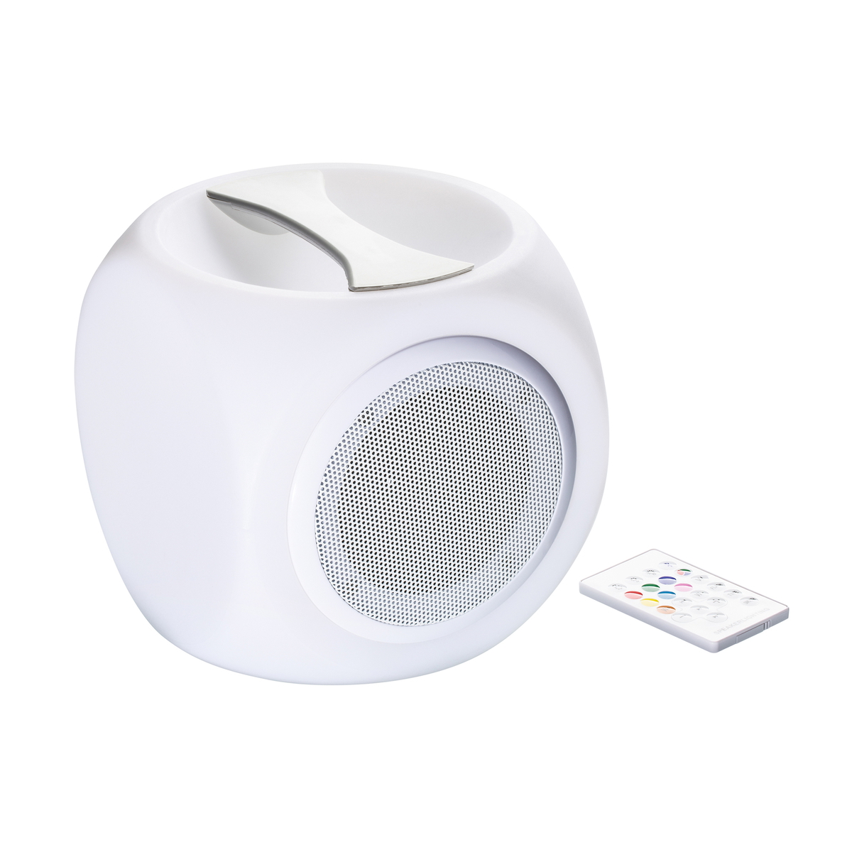 Bluetooth®-Speaker with Light REEVES-MALBORK white Bluetooth®-Speaker with Light REEVES-MALBORK white