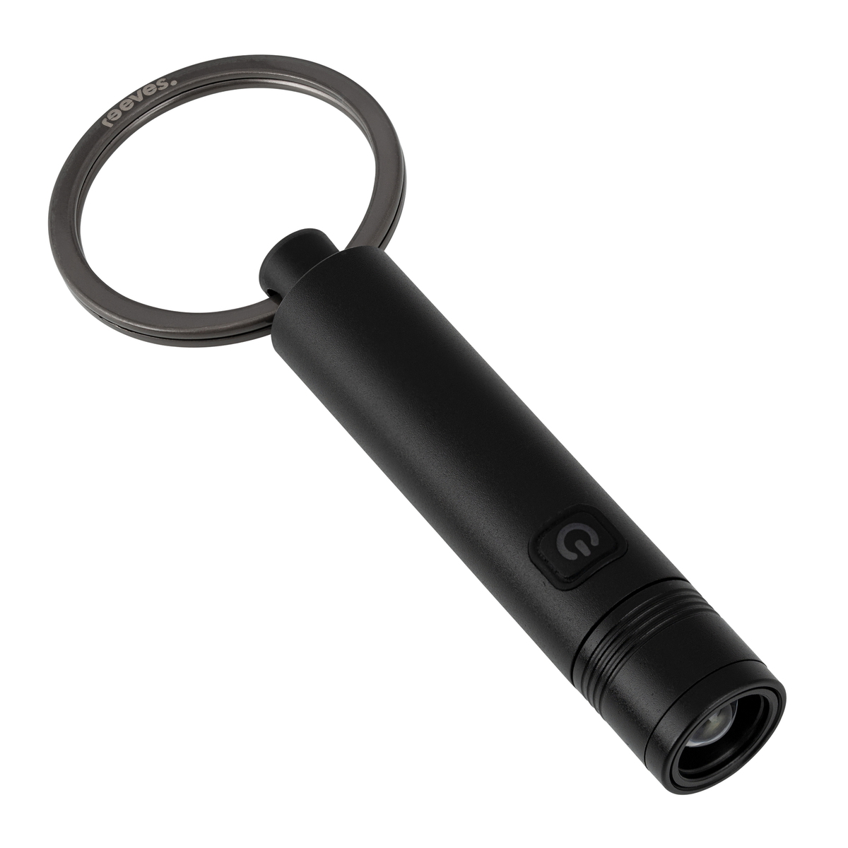 Key ring with rechargeable LED flashlight REEVES-PORTO LIGHT black Key ring with rechargeable LED flashlight REEVES-PORTO LIGHT black