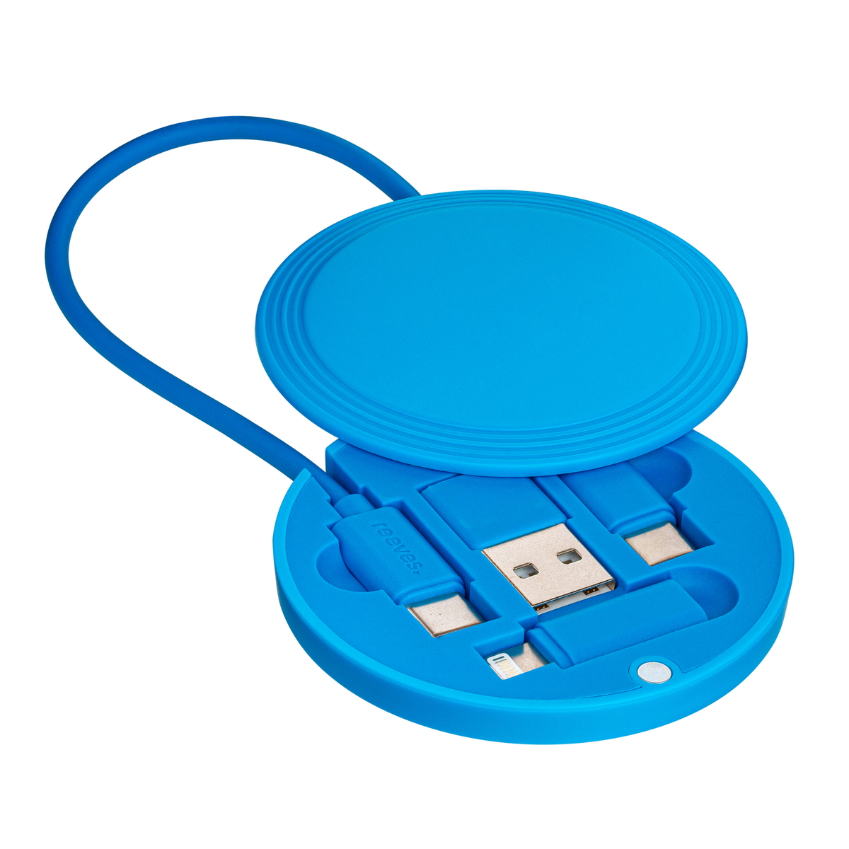 4-in-1 Charging Cable REEVES-CONVERTICS COLOR cyan 4-in-1 Charging Cable REEVES-CONVERTICS COLOR cyan
