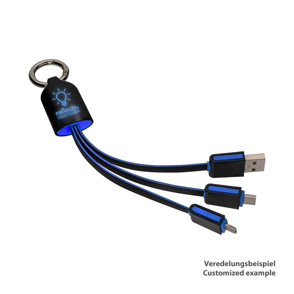 3-in-1 Charging Cable REEVES-ABILENE black/blue