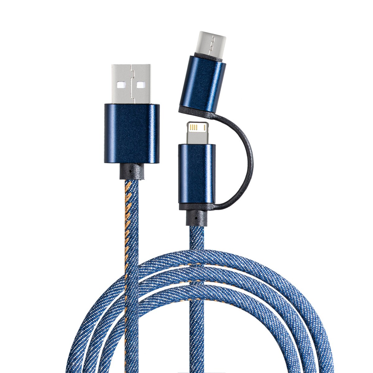 3-in-1 Charging Cable REEVES-DENIM blue