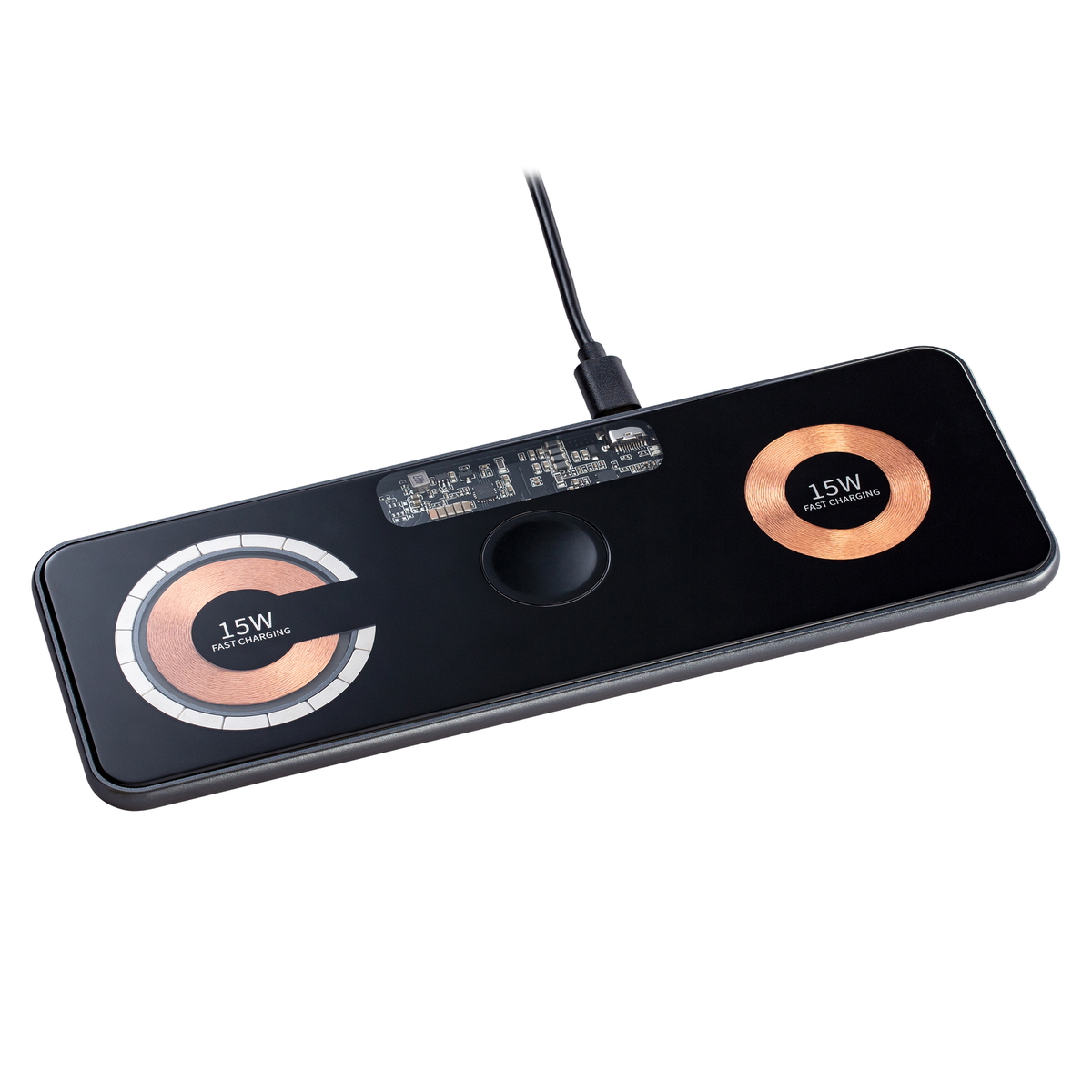 3-in-1 Fast Wireless Charger REEVES-GOLNEY black 3-in-1 Fast Wireless Charger REEVES-GOLNEY black