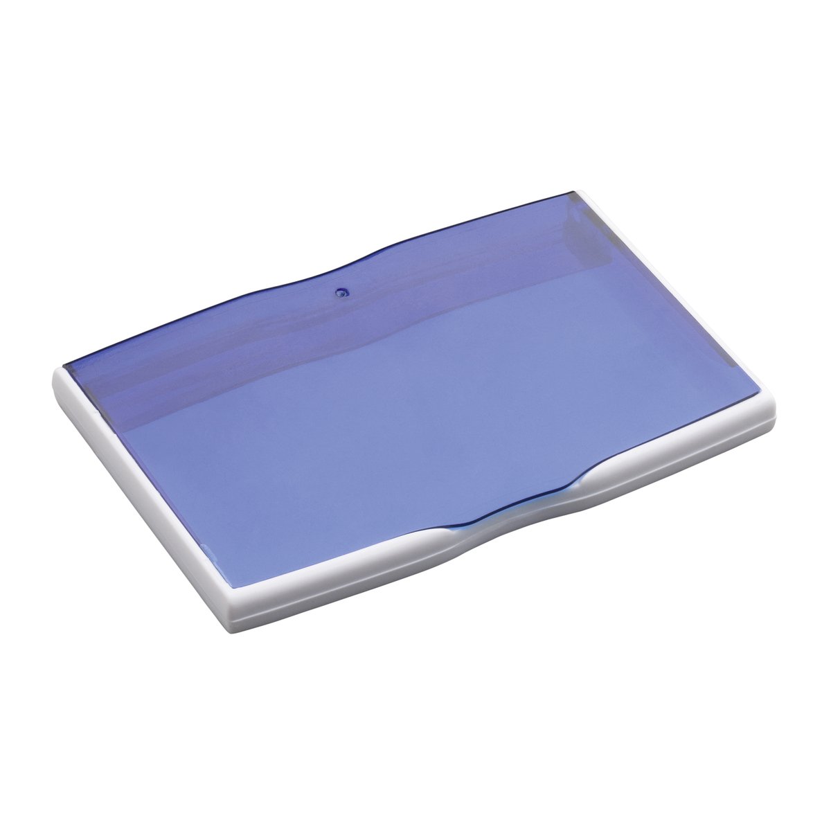 Visitenkartenbox REFLECTS-MELAKA weiß/blau