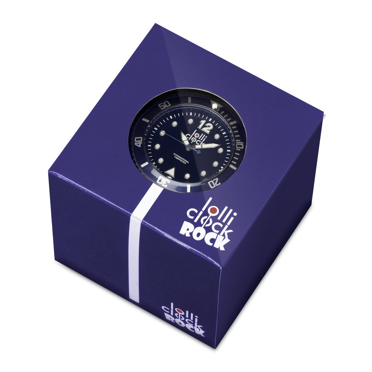 Uhr LOLLICLOCK-ROCK BLUE