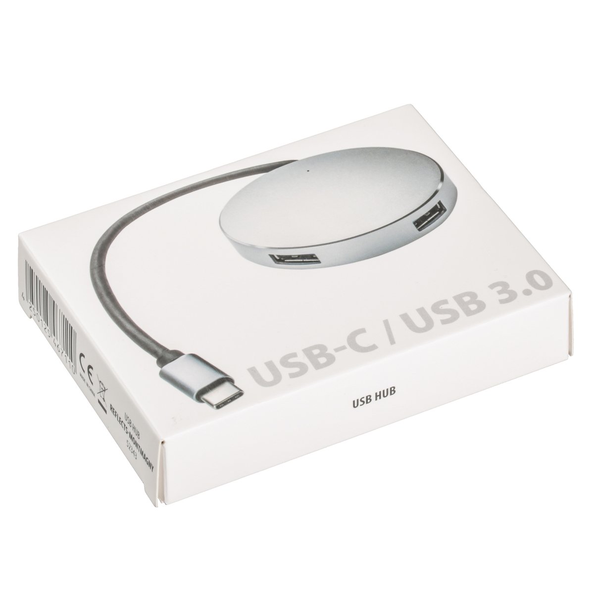 USB-Hub mit 4 Anschlüssen REEVES-MONTMAGNY silber