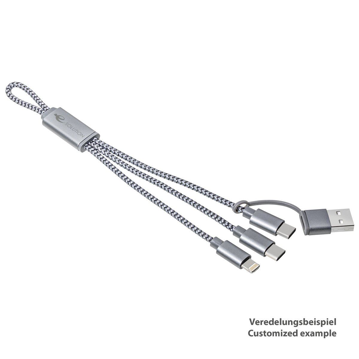 4-in-1 Charging Cable REEVES-EDINBURGH grey